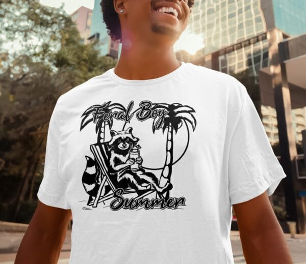 Raccoon Summer T-Shirt