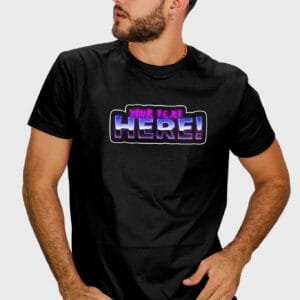 Your Text 80's Style T-Shirt
