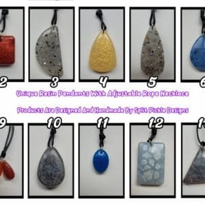 Various Simple Handmade Resin Pendants